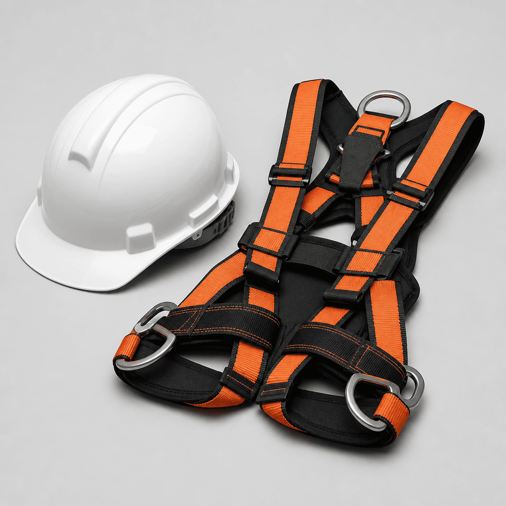 Safety Helmet and Harness Set Export Pallet